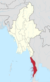 Tanintharyi Region in Myanmar 2010.svg