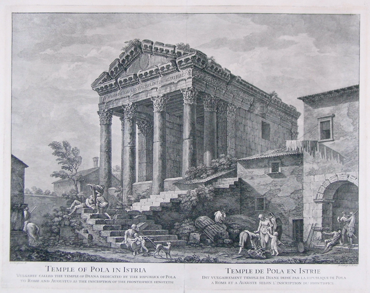 File:Temple of Pola in Istria.png