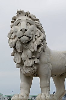 Coade stone lion at Twickenham Stadium The Coade Lion - geograph.org.uk - 551847.jpg