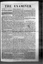 Thumbnail for File:The Examiner 1841-02-07- Iss 1723 (IA sim examiner-a-weekly-paper-on-politics-literature-music 1841-02-07 1723).pdf