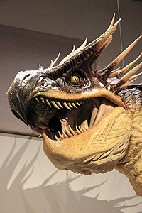 Model of the Hungarian Horntail used for the 2005 film Harry Potter and the Goblet of Fire