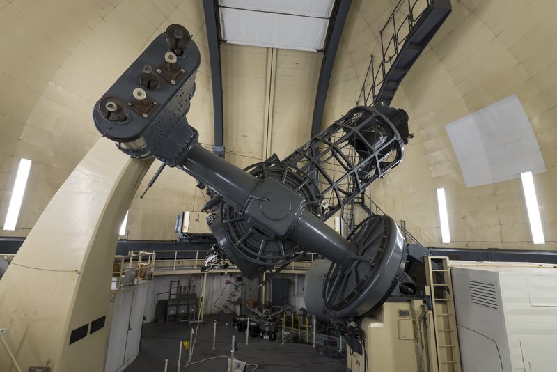 File:The Otto Struve Telescope at McDonald Observatory, an astronomical observatory located near the unincorporated community of Fort Davis in Jeff Davis County, Texas LCCN2014631168.tif