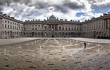 Somerset House, where the London 1:54 fair is held The courtyard of Somerset House, London, 2016.jpg