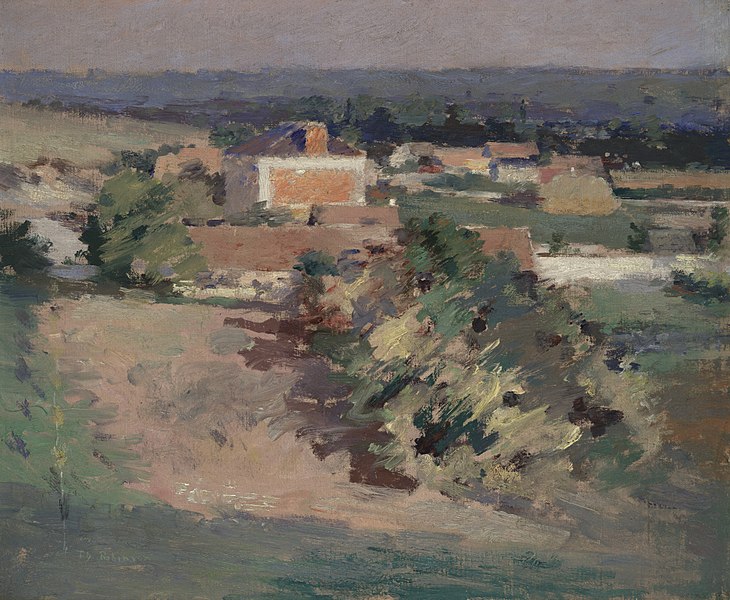 File:Theodore Robinson - The Red House - 1976.124.1 - Yale University Art Gallery.jpg