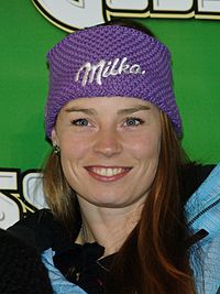 Tina Maze won four Olympic medals, including two gold. Tina Maze Semmering 2010.jpg