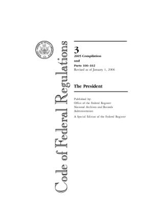 <i>Code of Federal Regulations</i> Compilation of US federal regulations
