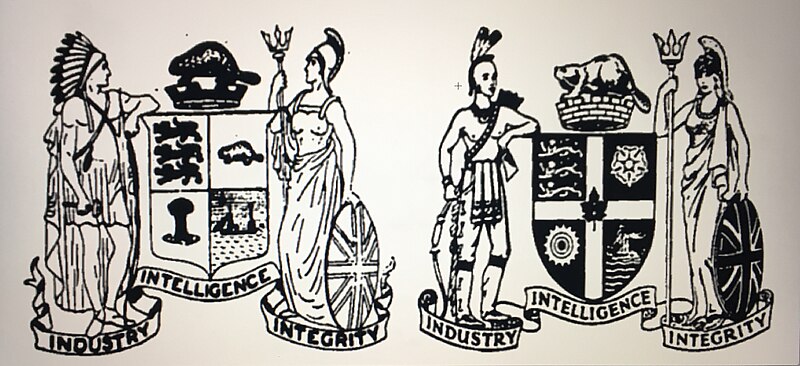 File:Toronto's original flag and coat of arms design.jpg