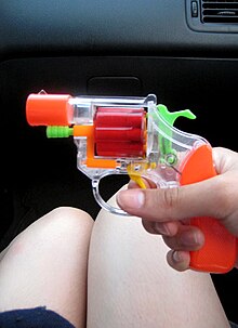 2sets 18 Orange  barrel plugs toy gun safety allow the sale of cap guns total 18 