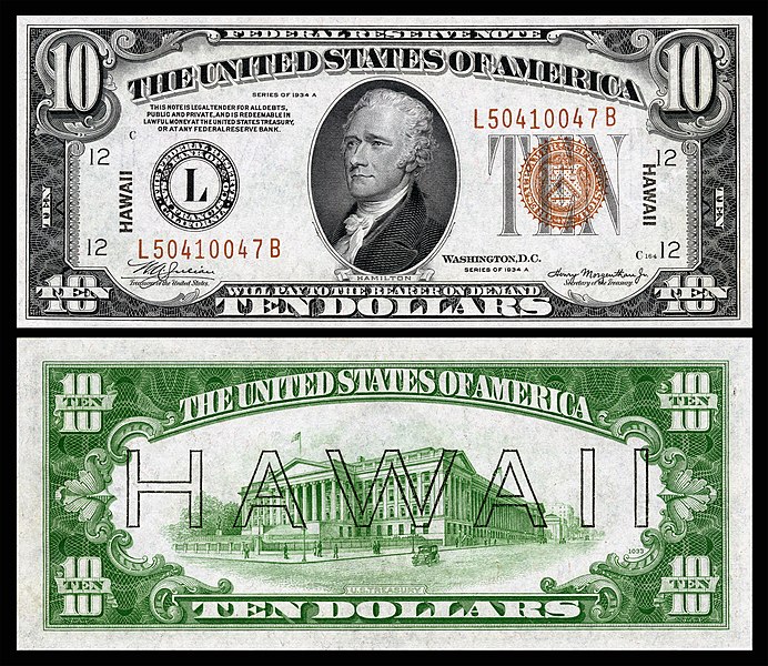 United States ten-dollar bill - Wikipedia