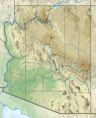 Antelope Canyon está localizado no Arizona