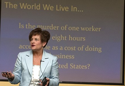 Deborah R. Collins, a survivor of workplace violence in the 1988 shooting at Electromagnetic System Labs, discusses the consequences of workplace violence.
