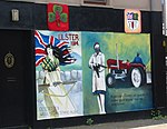 Väggmålning i Shankill Road av Ulsters Frihetsstyrka