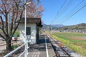 候車室與月台（2022年4月）