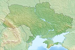 Peta memperlihatkan letak Cagar Biosfer Carpathian