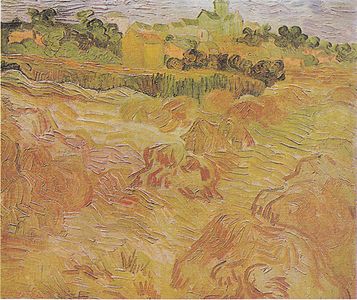 Wheat Fields with Auvers in the Background, July 1890, Musée d'Art et d'Histoire, Geneva (F801).