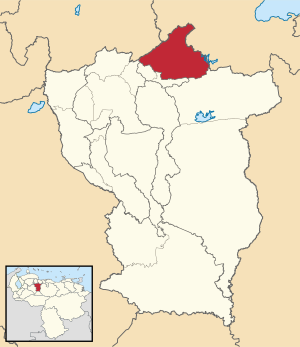 Location in Cojedes