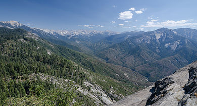 Great Western Divide view from Moro Rock