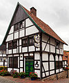 2-tier  Half-timbered house