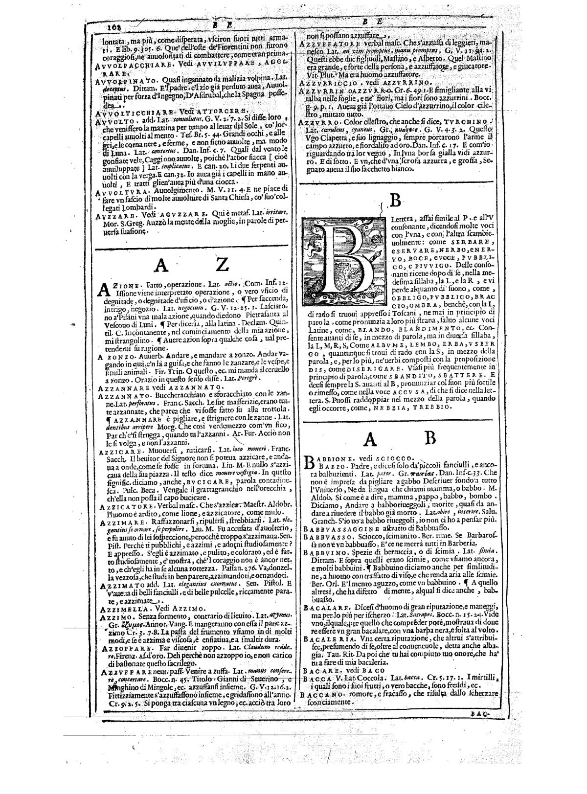 File:Vocabolario degli accademici della crusca 1623 - B.djvu - Wikimedia  Commons