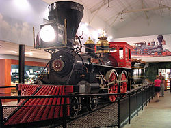 Western and Atlantic Railroad No. 3: The General, on display in Kennesaw, Georgia. W&A No3.JPG