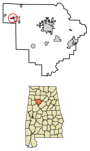 File:Walker County Alabama Incorporated and Unincorporated areas Kansas Highlighted 0139280.svg