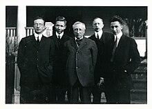 Webster & Sons. L to R: Towner Jr., Ronald, Towner Sr., Henry Kitchell, Maurice. Courtesy of the Webster Family.