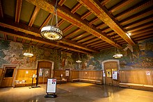 Murals in the North lobby Willard Straight Hall interior, Cornell University.jpg