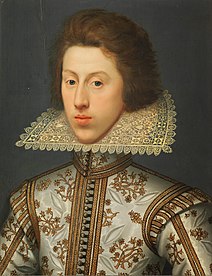William Larkin: Thomas Pope, später 3. Earl of Downe, 1615.