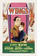 Wings dianggap oleh media sebagai film pertama yang memenangkan Academy Award untuk Film Terbaik. Film tersebut juga memenangkan sebuah penghargaan untuk Efek Teknis Terbaik