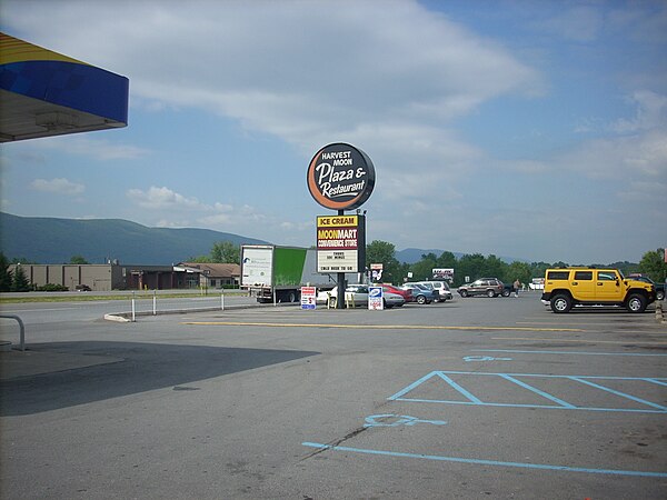 The Harvest Moon is a Woodward Township landmark on U.S. Route 220.