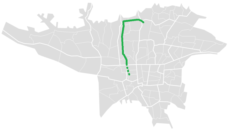 Yadegar Emam Expressway map