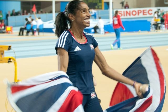 Yamilé Aldama represented Sudan in the triple jump in Beijing.