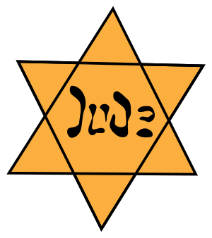 Yellow star Jude Jew.svg