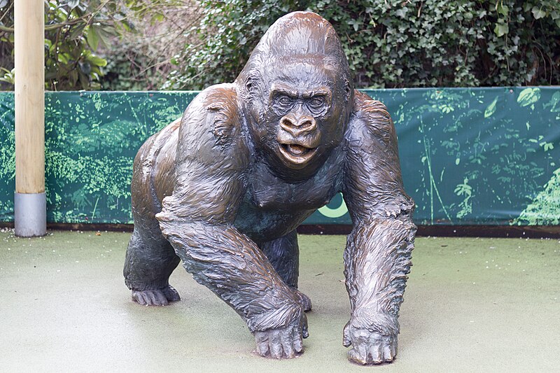File:ZSL London - Guy the Gorilla sculpture (02).jpg