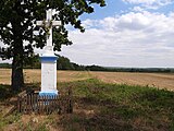 English: Wayside cross in Zaolesiec