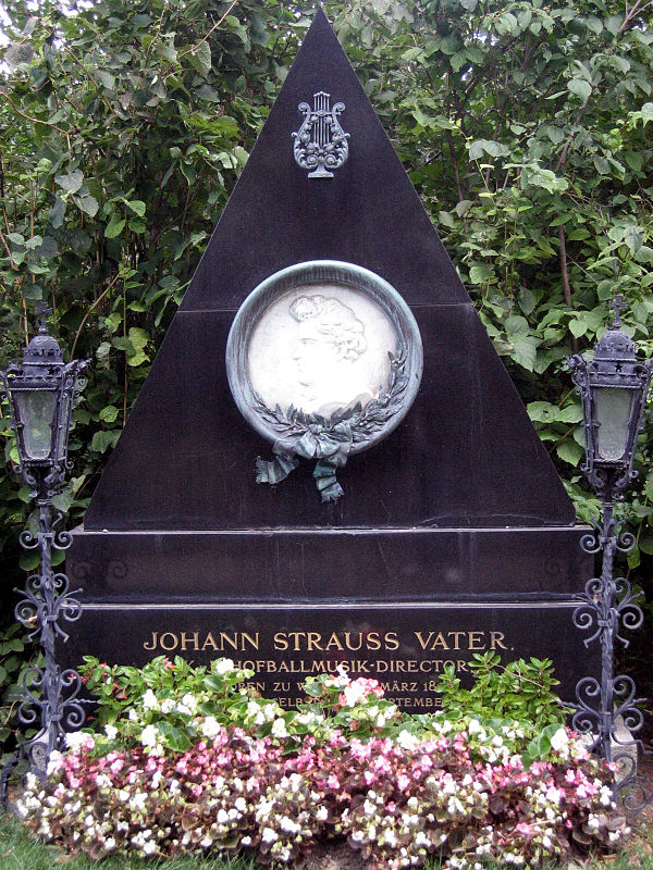 Grave of Johann Strauss I, Zentralfriedhof, Vienna, Austria