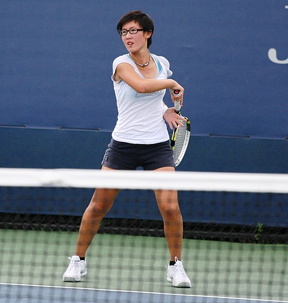 Zheng at the 2010 US Open