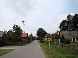 Zielonka/Wola Raniżowska,Poręby Wolskie - bocianie gniazdo