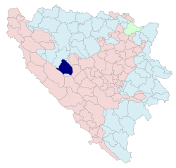 Položaj općine Šipovo u Bosni i Hercegovini
