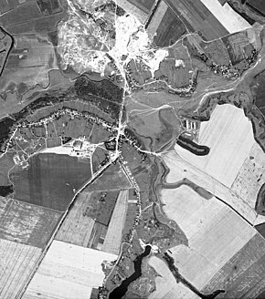 Спутниковая съёмка села Руднево. 1972 год