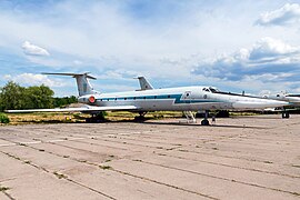 Ту-134УБЛ в Государственном музее авиации Украины