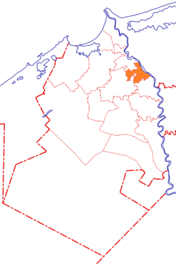 Местоположение в провинции Бехейра 