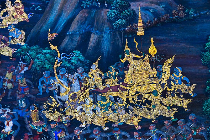 Talaksan:จิตรกรรมฝาผนังวัดพระแก้ว Wat Phra Kaew 0005574 by Trisorn Triboon D85 0376.jpg