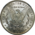 Amerikai 1 dolláros Morgan-típusú ezüstérme hátoldala, 1878–1904 között és 1921-ben verték
