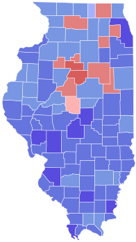 1986 United States Senate election in Illinois results map by county.svg