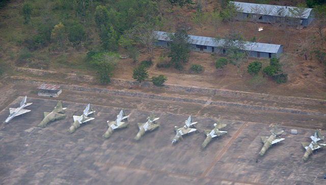 MiG-21 parked at Mwanza AFB