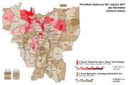 2017 Jakarta gubernatorial election second round results by kelurahan