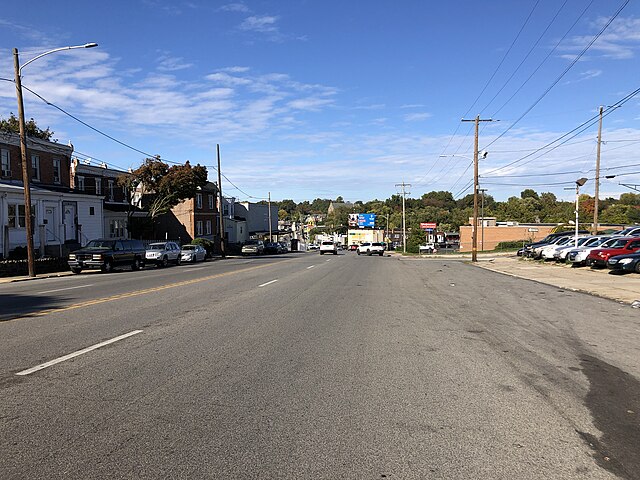 US 13 northbound in Collingdale