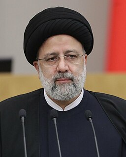 <span class="mw-page-title-main">Ebrahim Raisi</span> 8th President of Iran since 2021