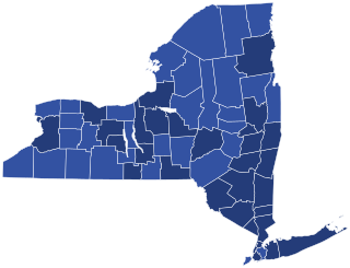 2024 New York Democratic Presidential Primary election by county.svg